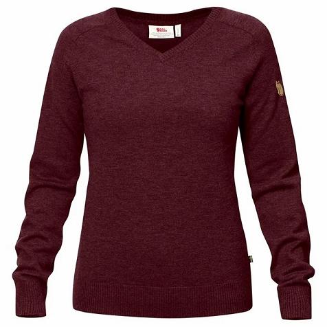 Fjallraven Sörmland Sweater Red Singapore For Women (SG-563683)